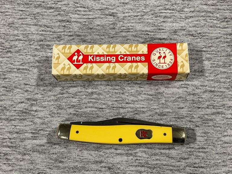 Kissing Cranes 31 KC0031 3-blade knife image