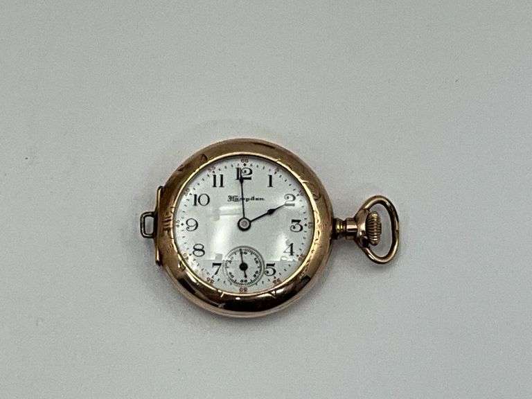 Hampden ladies open face pocket watch image