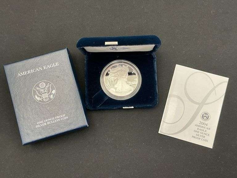 2004 American Eagle One Ounce Silver Proof Coin image
