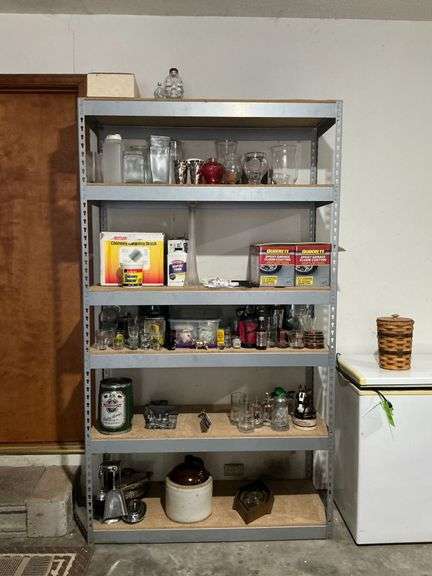 Metal shelf, CONTENTS NOT INCLUDED image