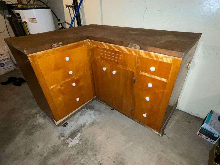 Homemade roll around cabinet image