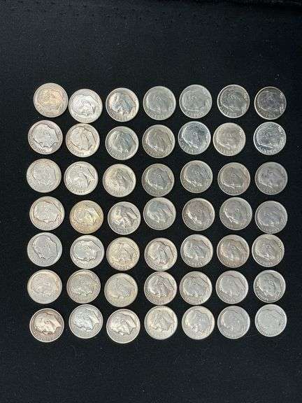 49 Roosevelt silver dimes image