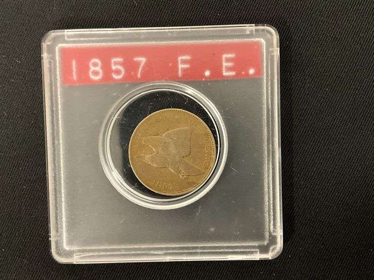 1857 flying eagle penny image