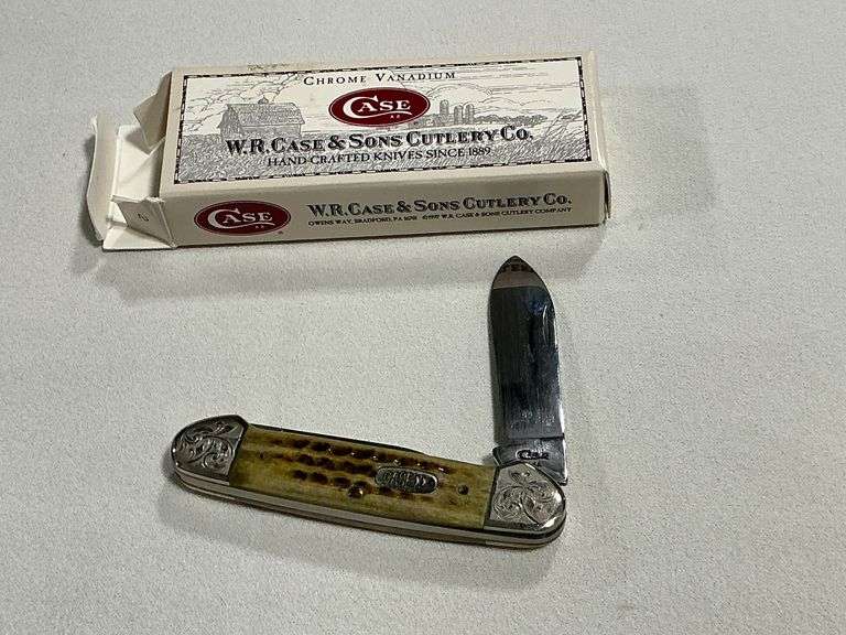 Case XX 224 2-blade canoe amber knife image