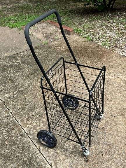 Folding shopping cart image