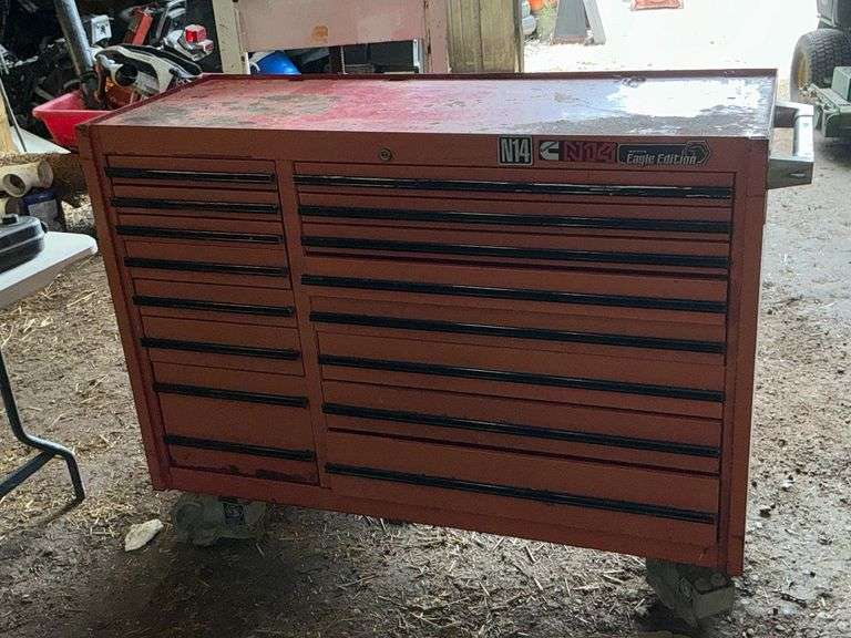 Matco Eagle edition tool cabinet, 54" W x 21" D x 42" T image