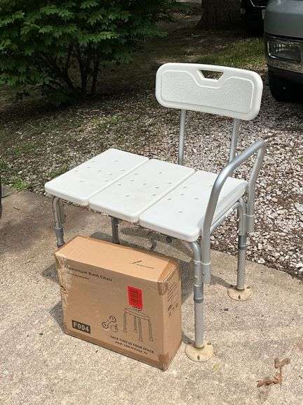 NIB Pro Basics aluminum frame bath chair image