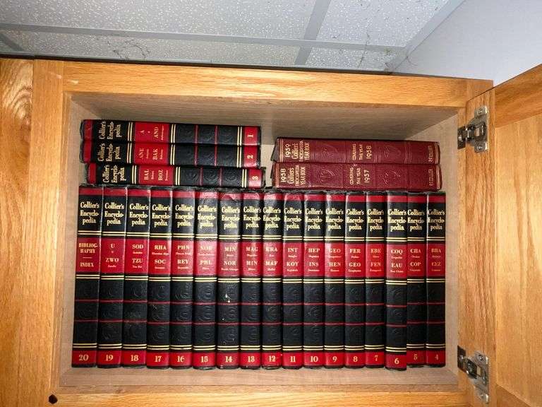 Colliers encyclopedias copyright 1957 image