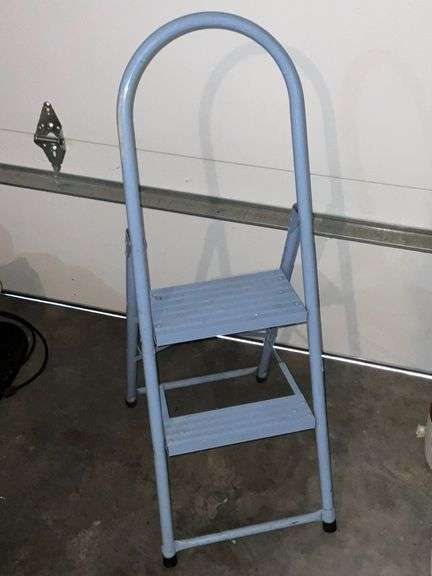 Two step metal stool image
