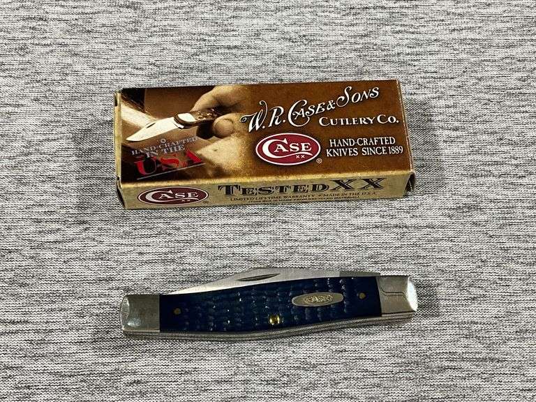 Case XX Stockman Navy Blue 6375SS 3-blade knife image