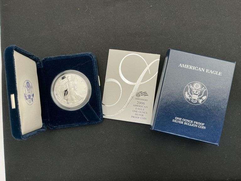 2006 American Eagle one ounce silver proof coin image