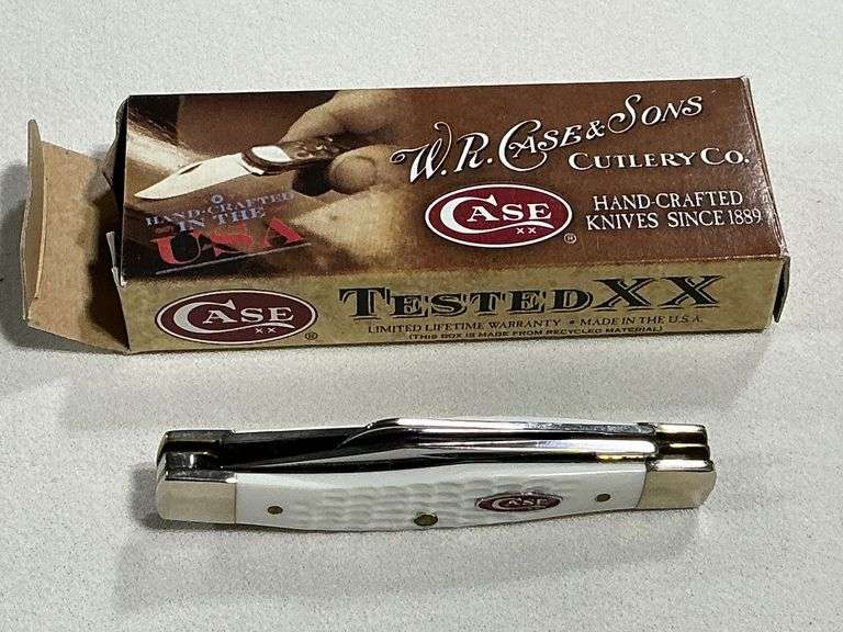 Case XX Stockman White 63032SS 3-blade knife image