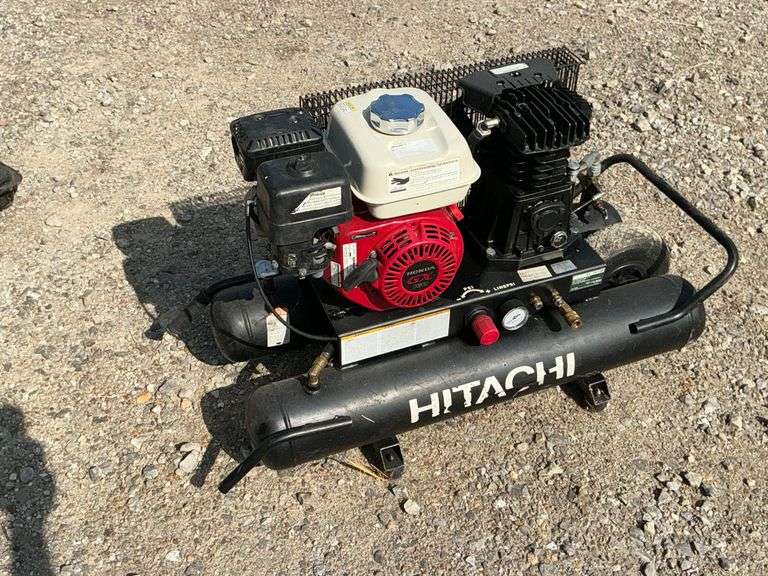 Hitachi contractor air compressor Honda 160 engine, 145 psi image