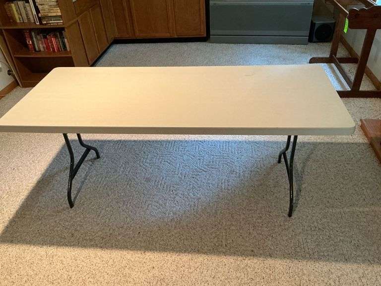 Lifetime 6' plastic folding table image