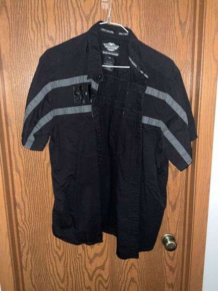 Genuine Motorclothes Harley Davidson 2XL with appliqued letters shirt image