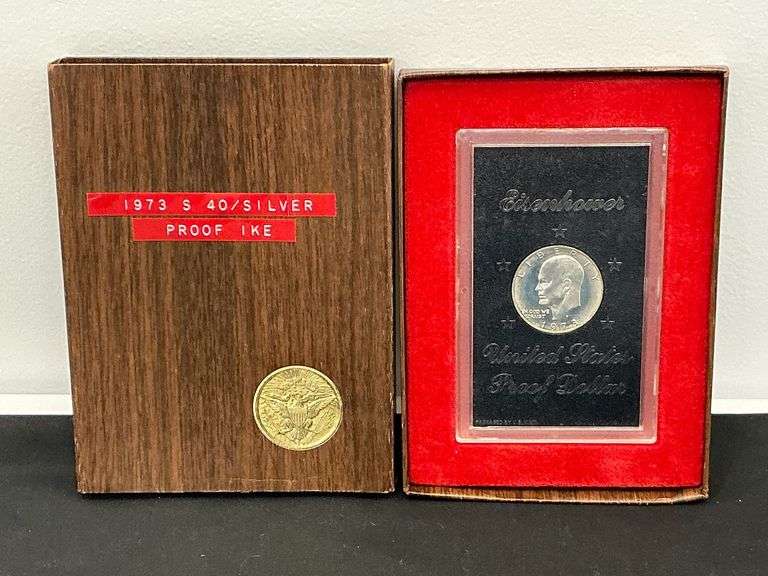 1973-S Eisenhower proof dollar image