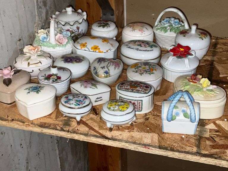Collection of trinket boxes image