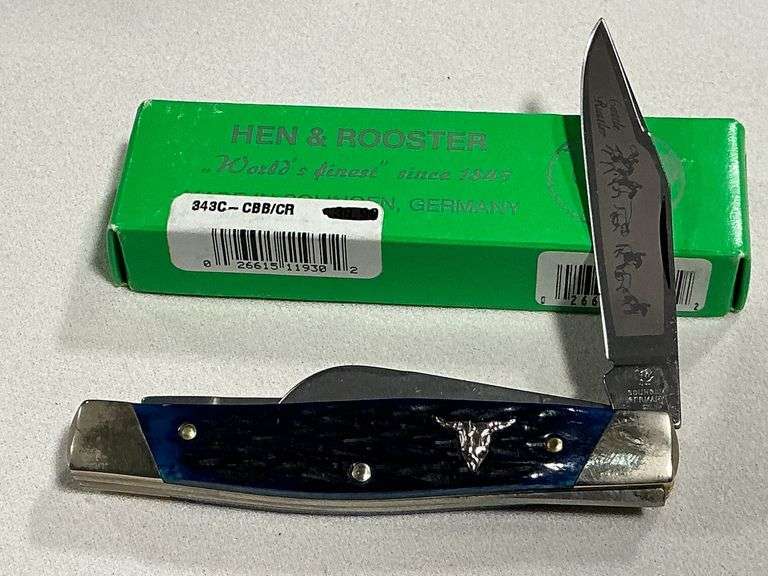 Hen and Rooster Made in Germany 343C-CBBB/CR 3-blade knife "cattle rustler" image