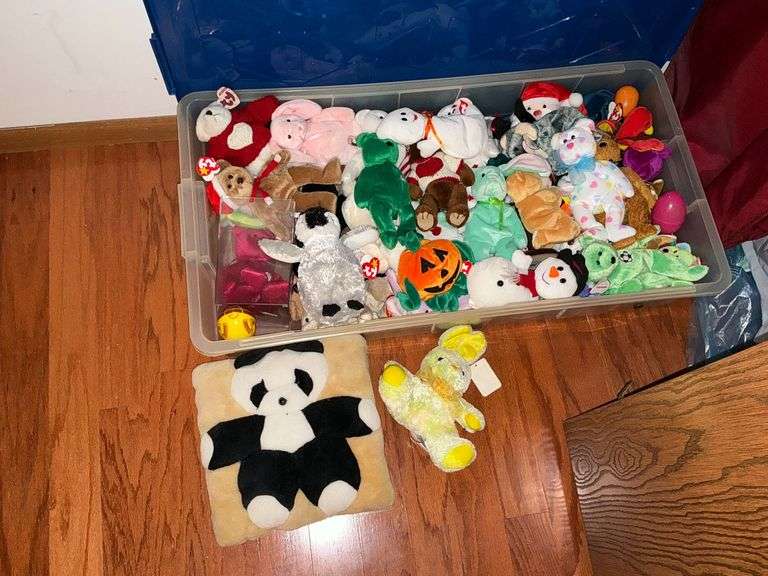 Beanie babies, Snowball, Pumpkin image