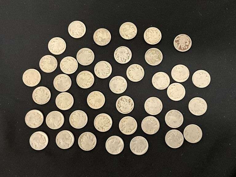 Buffalo nickels, no dates image