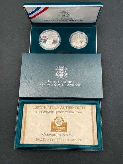 United States Mint Columbus Quincentenary Coin proof set image
