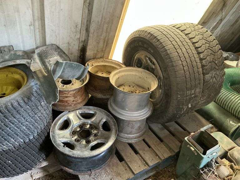 Tires and wheels, some for Cub Cadet image