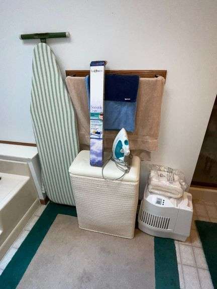 AirCare humidifier, Rowenta iron, ironing board image