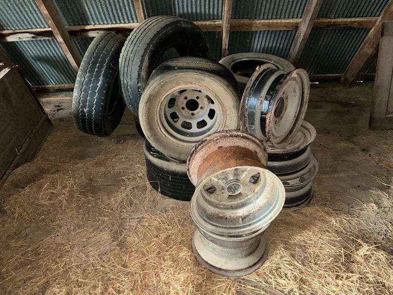 Car and truck wheels, tires image