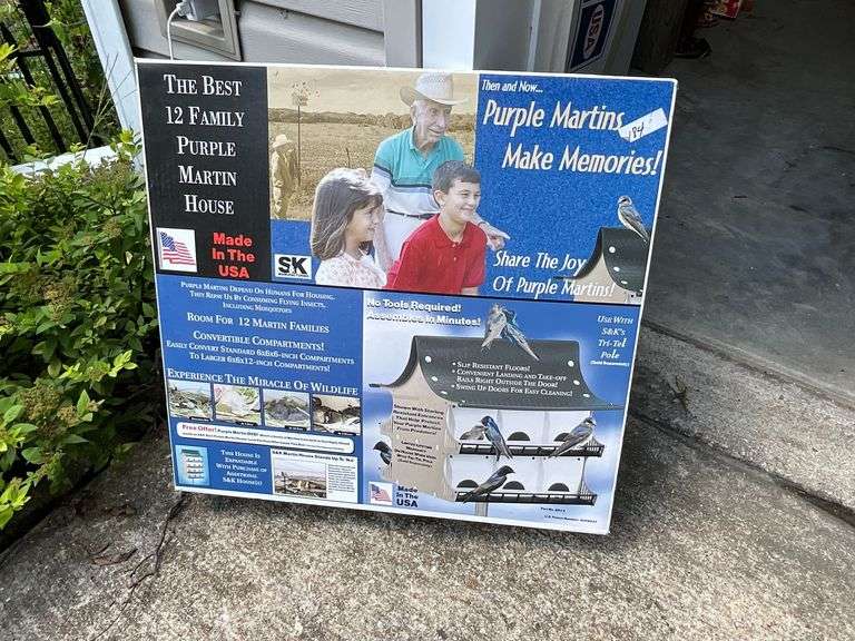 SK purple martin house image