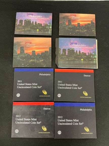 Denver and Philadelphia Uncirculated U.S. Mint Coin Sets image