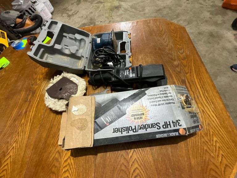 Ryobi palm sander in case image