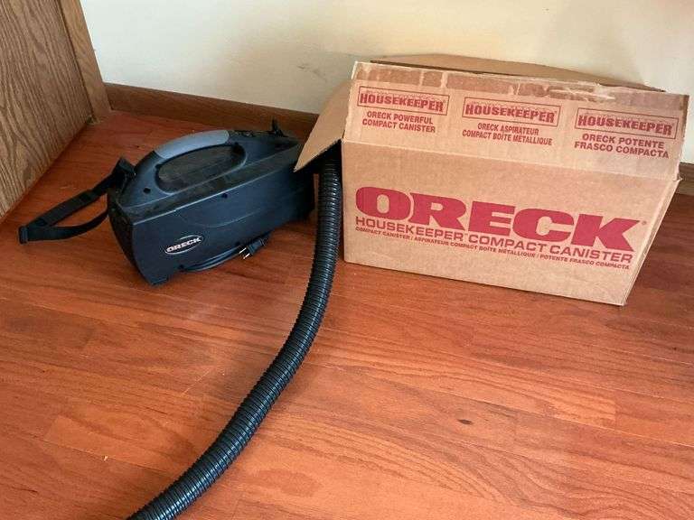 Oreck mini canister vac image