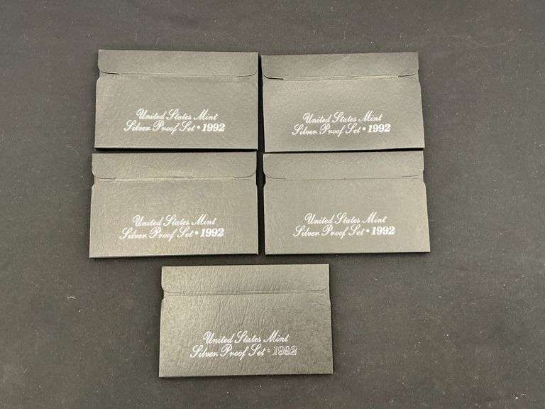5 United States Mint Silver Proof Sets, 1992 image