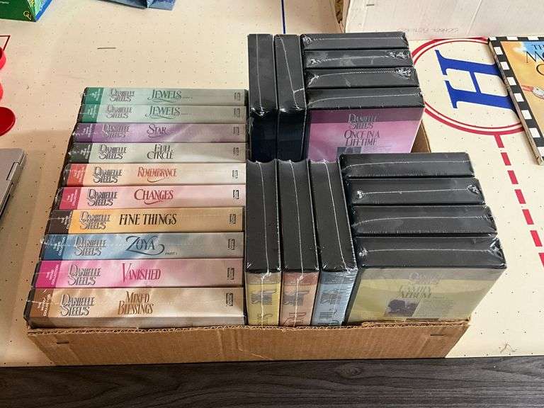 25 Danielle Steel VHS movies, NIB. image