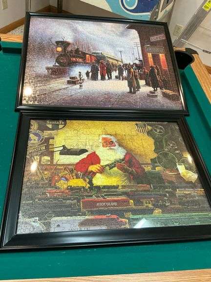 2 Puzzle piece pictures train theme image