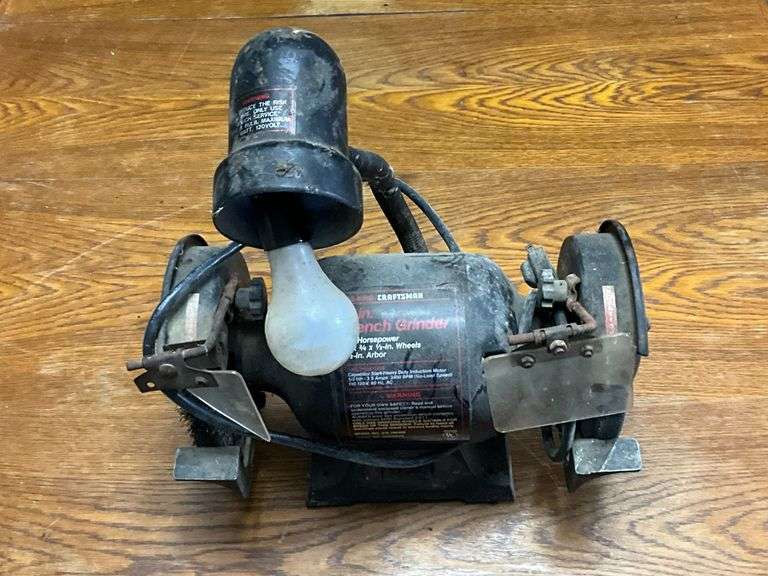 Craftsman 6" bench grinder image