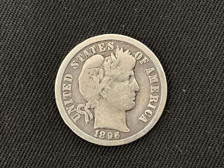1896-O Barber dime image