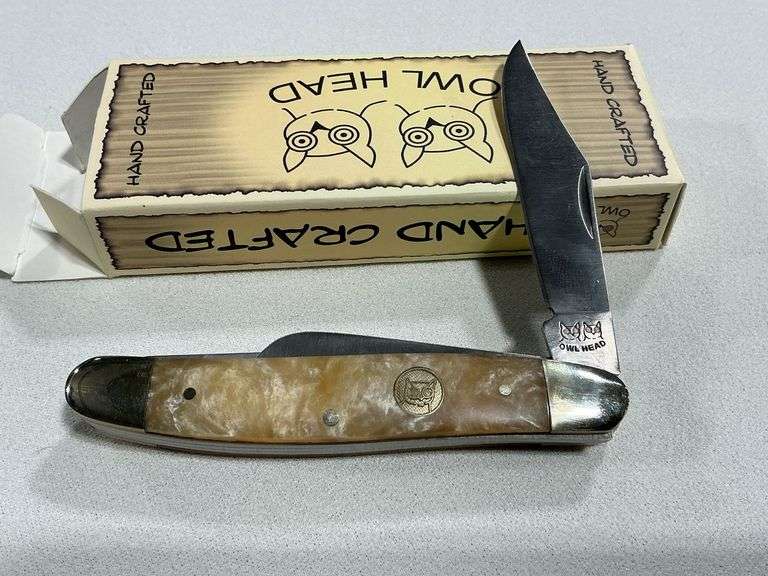 Owl Head hand crafted Stockman OHRSTA 3-blade knife image