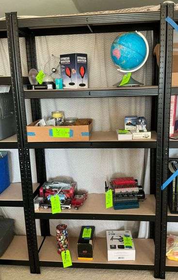 Metal shelving, CONTENTS NOT INCLUDED image