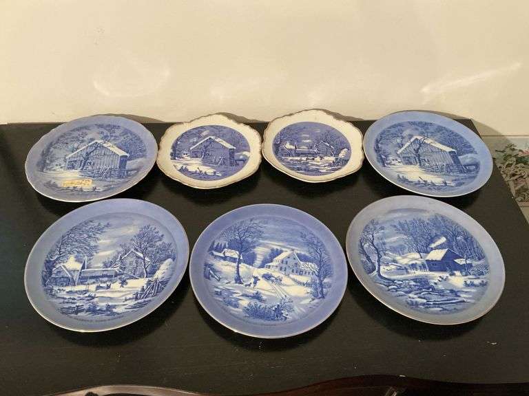 Currier and Ives collector plates image