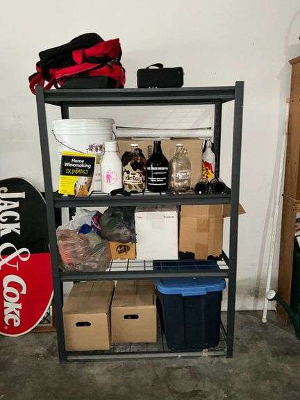 Metal shelf, CONTENTS NOT INCLUDED image