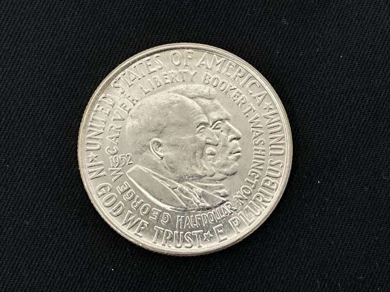 1952-P George Washington Carver half dollar, 90% silver image