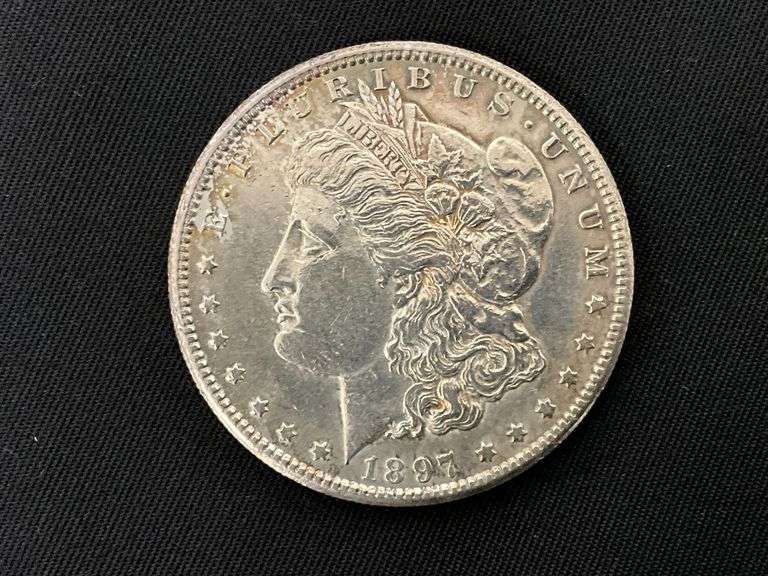 1897-S Morgan silver dollar image