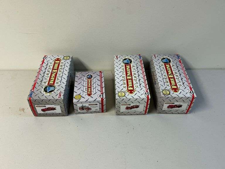 Set of 4 Corgi 1/50 and 1/43 scale American Fire Engine Classics image