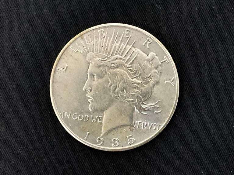1935 Peace silver dollar image