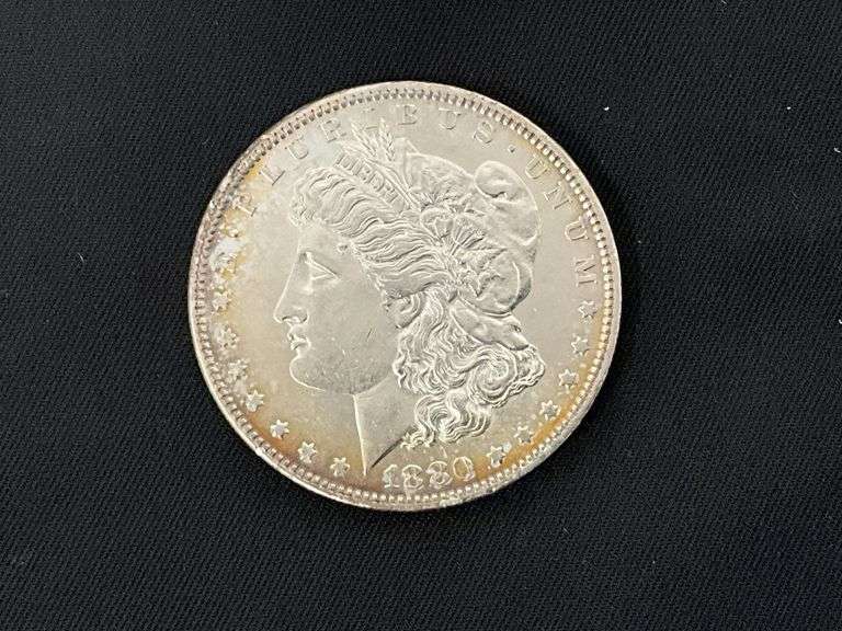 1880-O Morgan silver dollar image