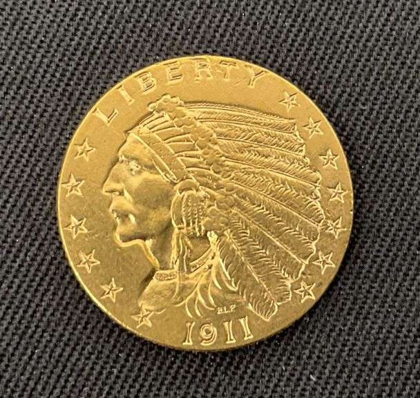 1911 $2.50 Indian gold piece image