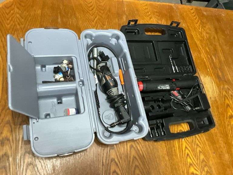 Dremel tool with right angle attachment image