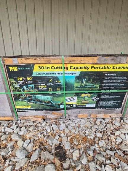 TMG Industrial 30-in Cutting Capacity Portable Sawmill image