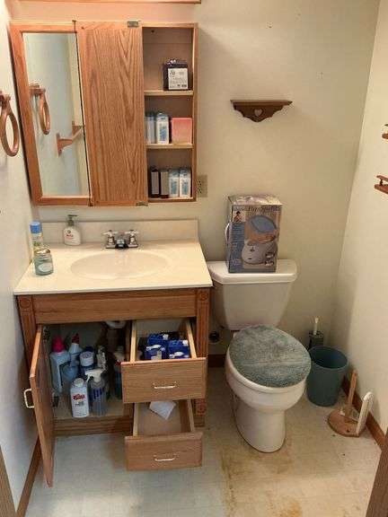 Contents of bathroom image